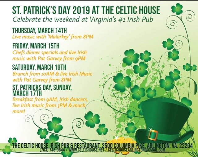 The Celtic House St. Patrick's Day Weekend Celebration