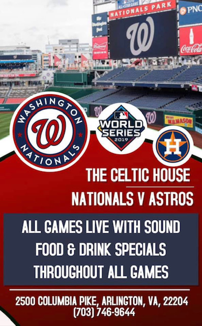 2019 World Series The Celtic House Pub