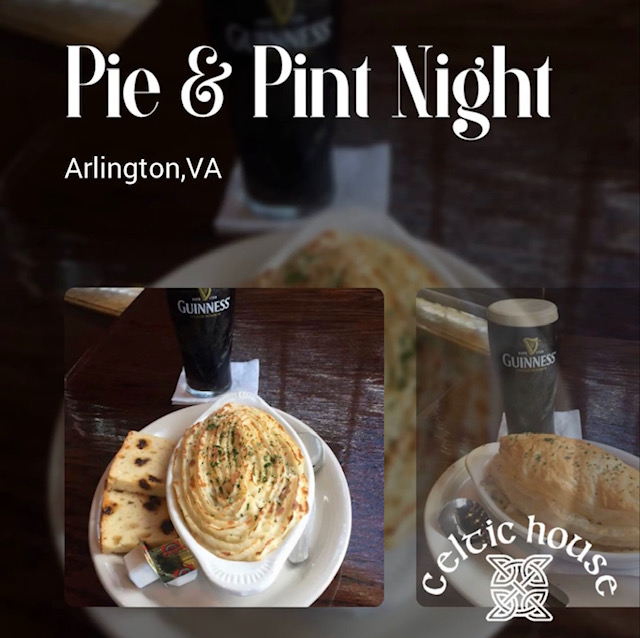 The Celtic House Pie & Pint Night